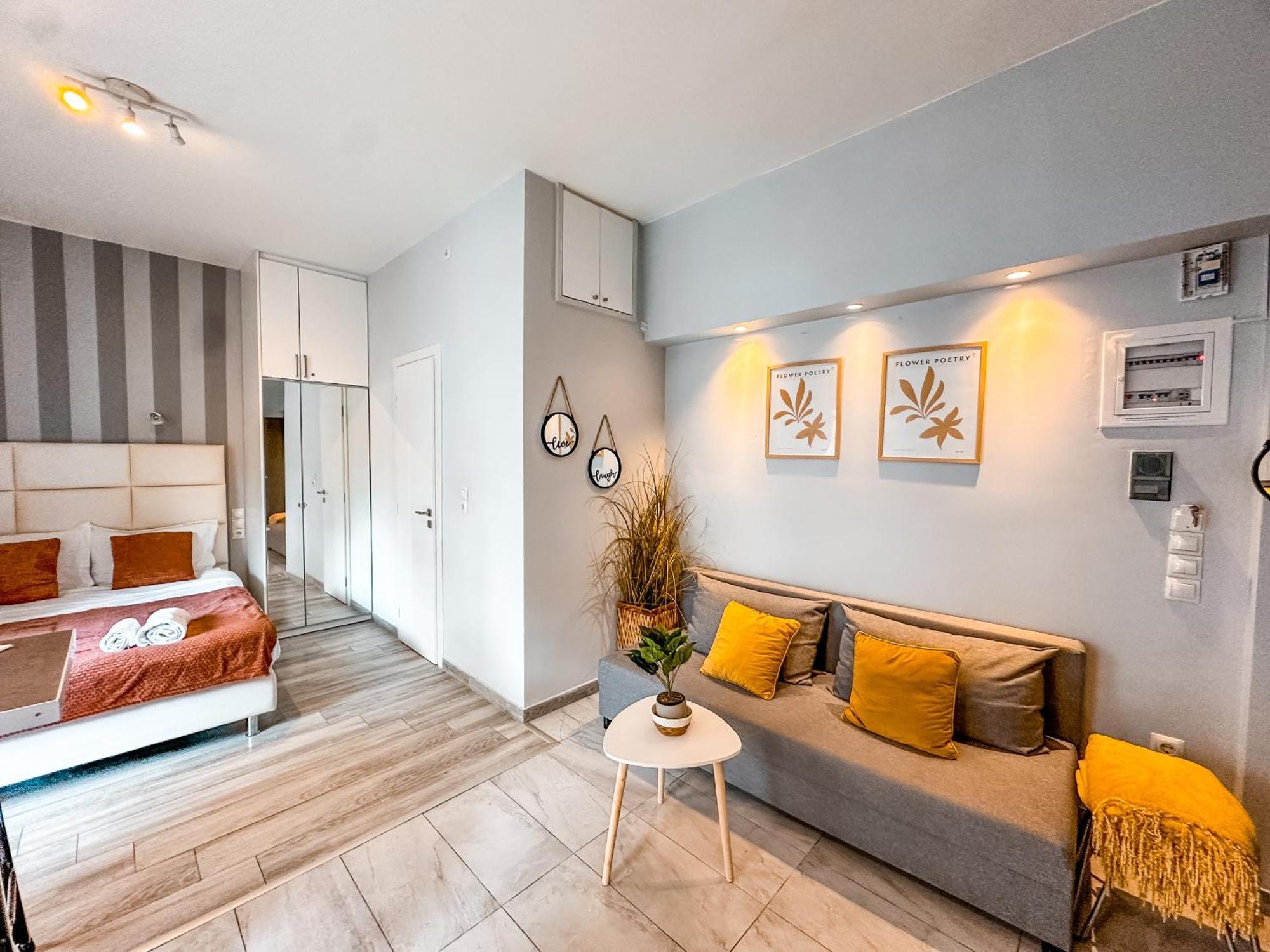 Walk To Markets From A Cozy Studio By Cielo Homes Athens Ngoại thất bức ảnh